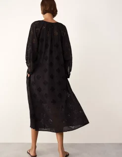 Cutwork Detail Boho Dress