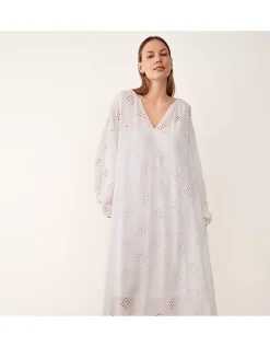 Cutwork Detail Boho Dress