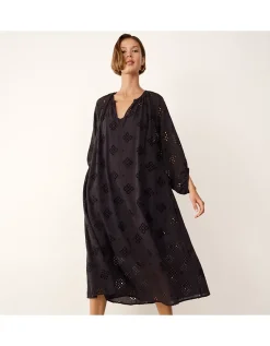 Cutwork Detail Boho Dress