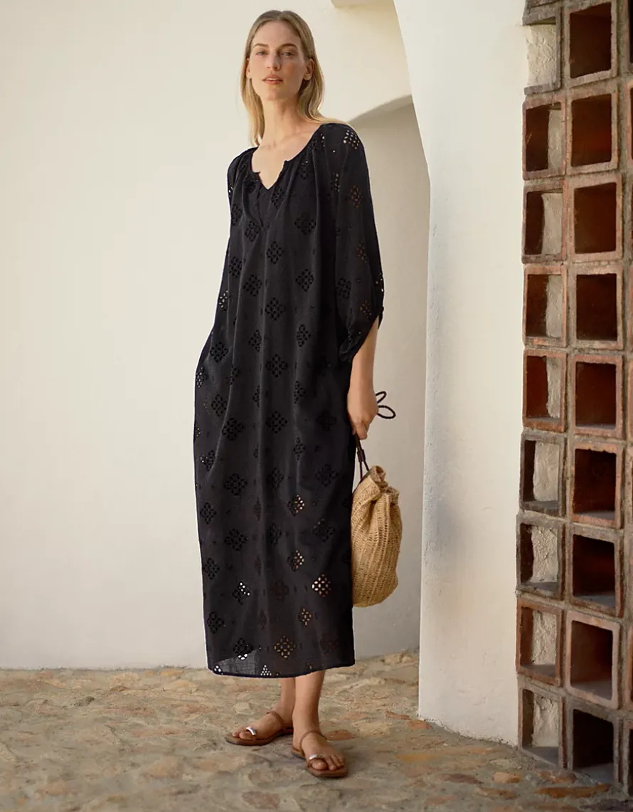 Cutwork Detail Boho Dress