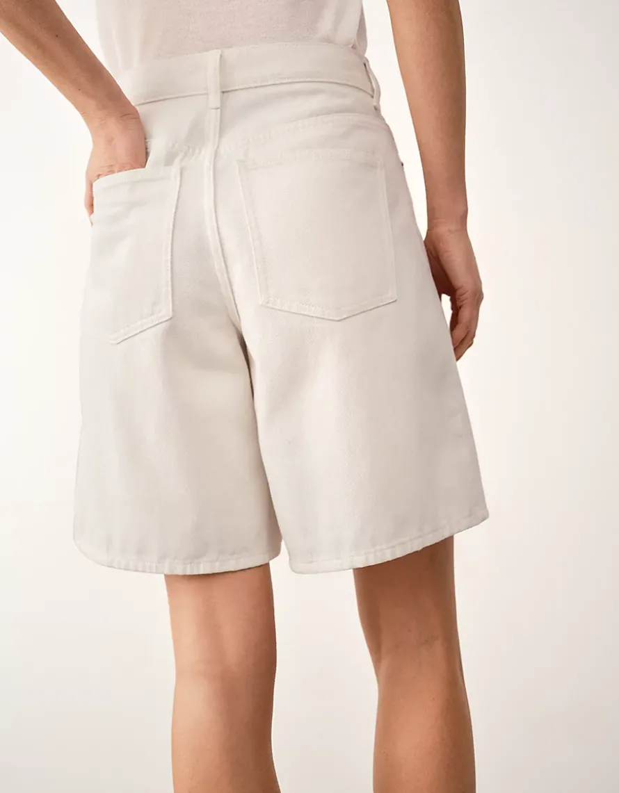 Denim Bermuda Shorts