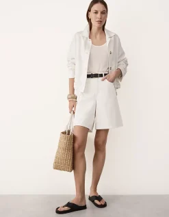 Denim Bermuda Shorts