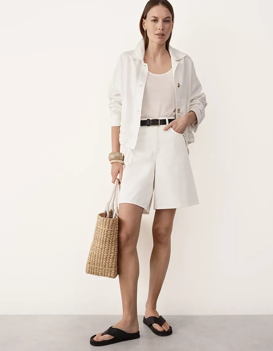 Denim Bermuda Shorts