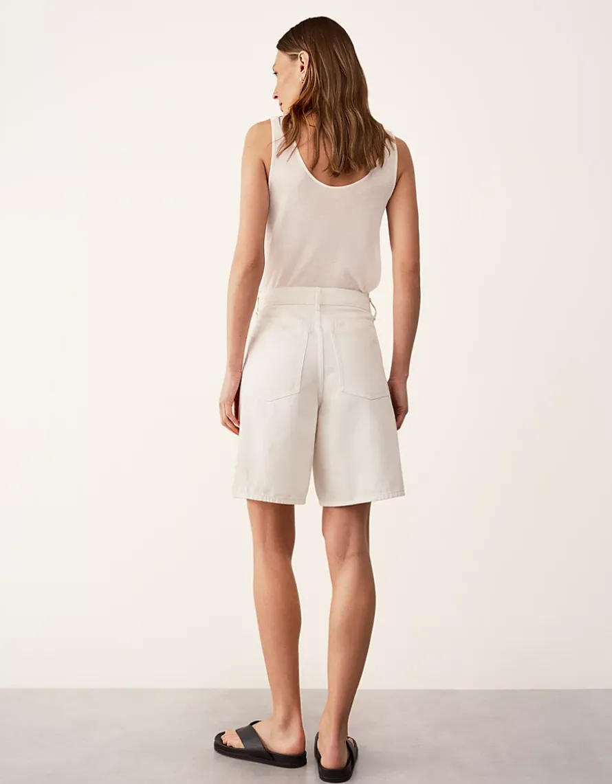 Denim Bermuda Shorts