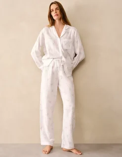 Double Cotton Classic Faded Floral Pyjama Set