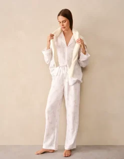 Double Cotton Classic Faded Floral Pyjama Set