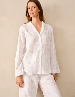 Double Cotton Classic Faded Floral Pyjama Set