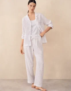 Double Cotton Heart Classic Pyjama Set