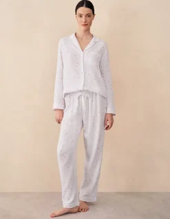Double Cotton Heart Classic Pyjama Set