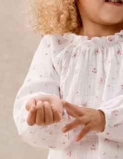 Double Cotton Relaxed Fit Boho Minnie Floral Pyjamas (2–12yrs)