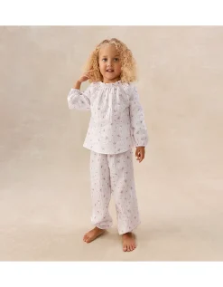 Double Cotton Relaxed Fit Boho Minnie Floral Pyjamas (2–12yrs)