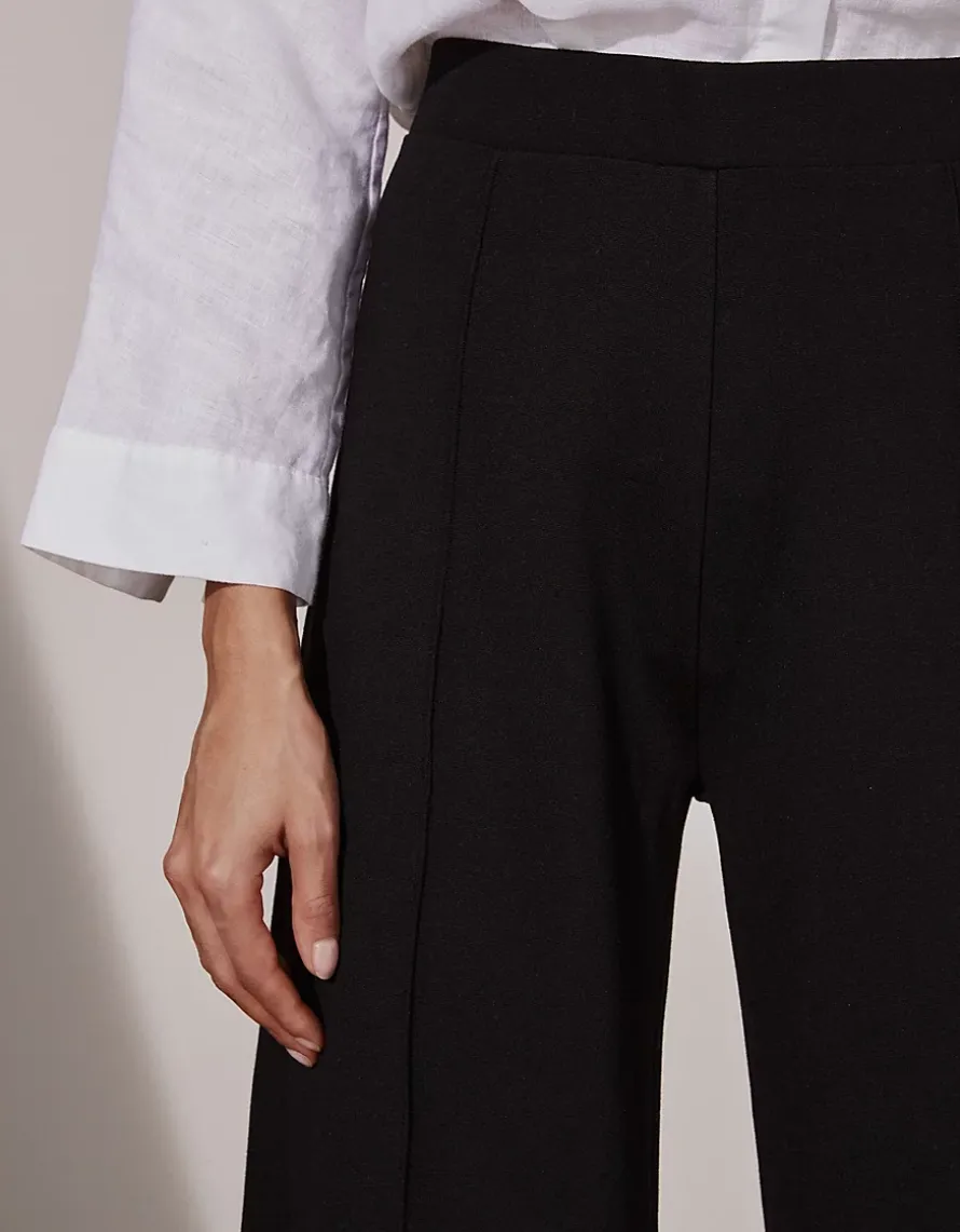 Double Jersey Pull On Crop Trousers