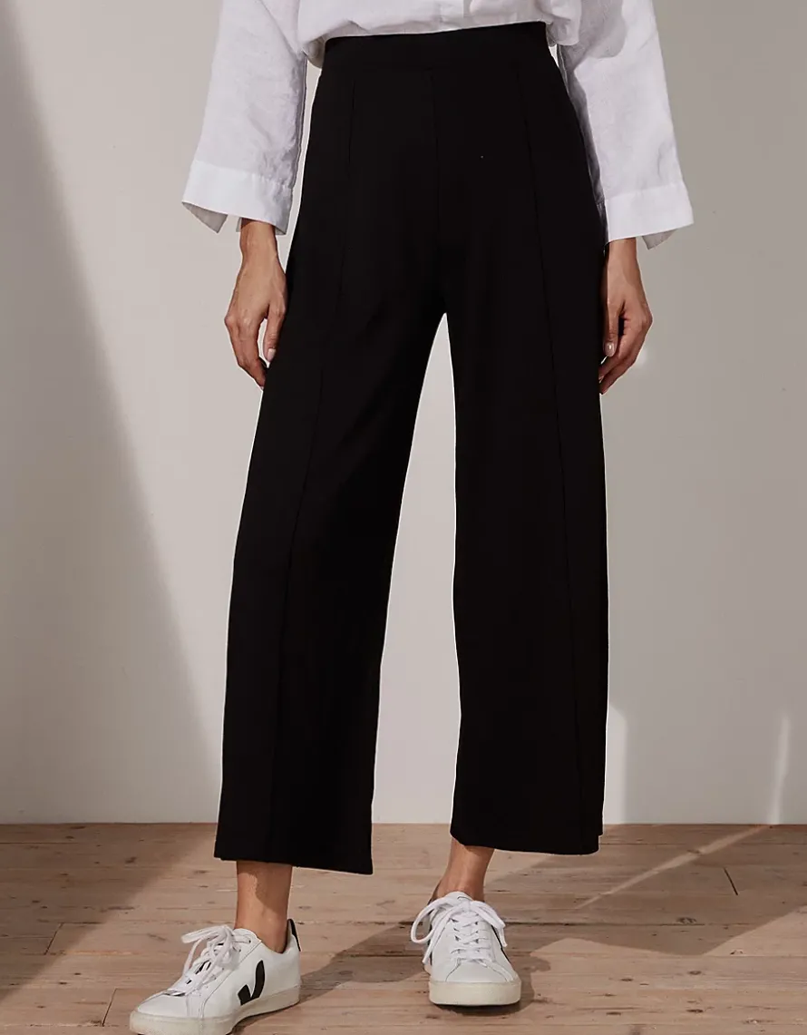 Double Jersey Pull On Crop Trousers