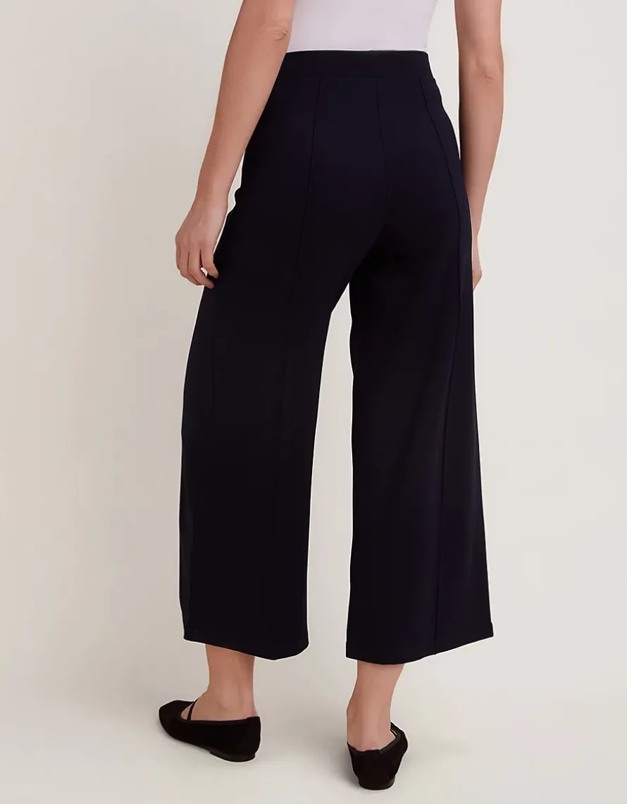 Double Jersey Pull On Crop Trousers