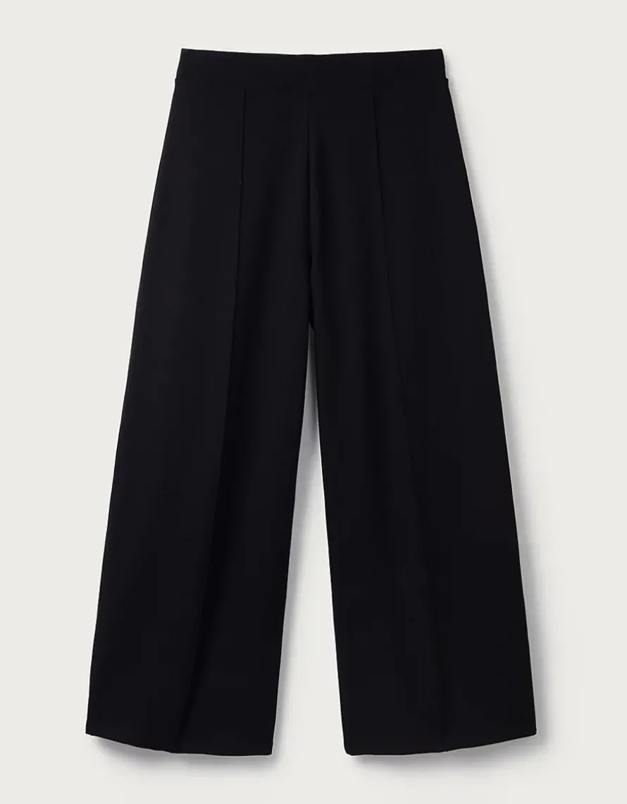 Double Jersey Pull On Crop Trousers