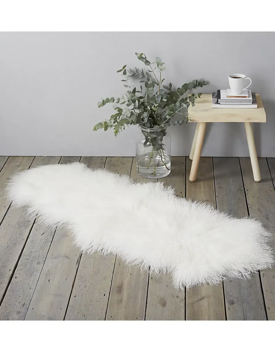 Double Tibetan Sheepskin Rug