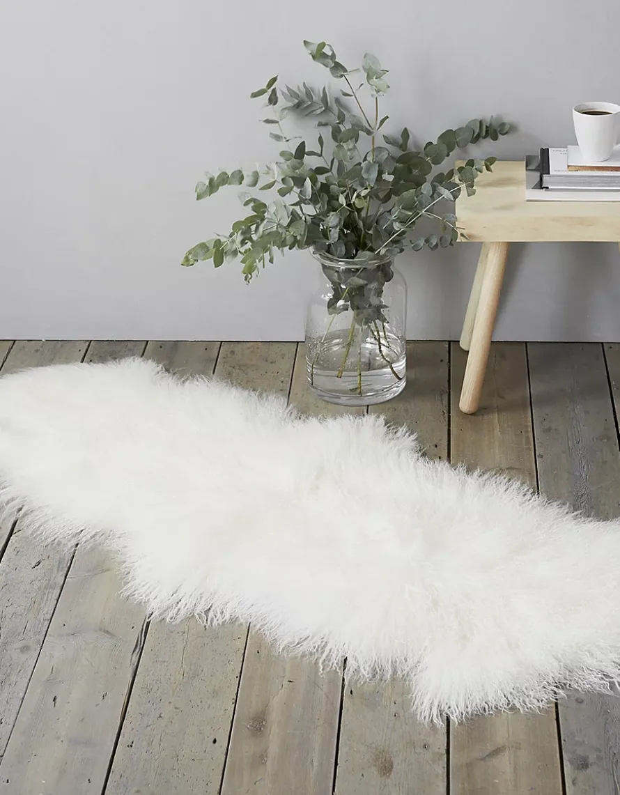 Double Tibetan Sheepskin Rug