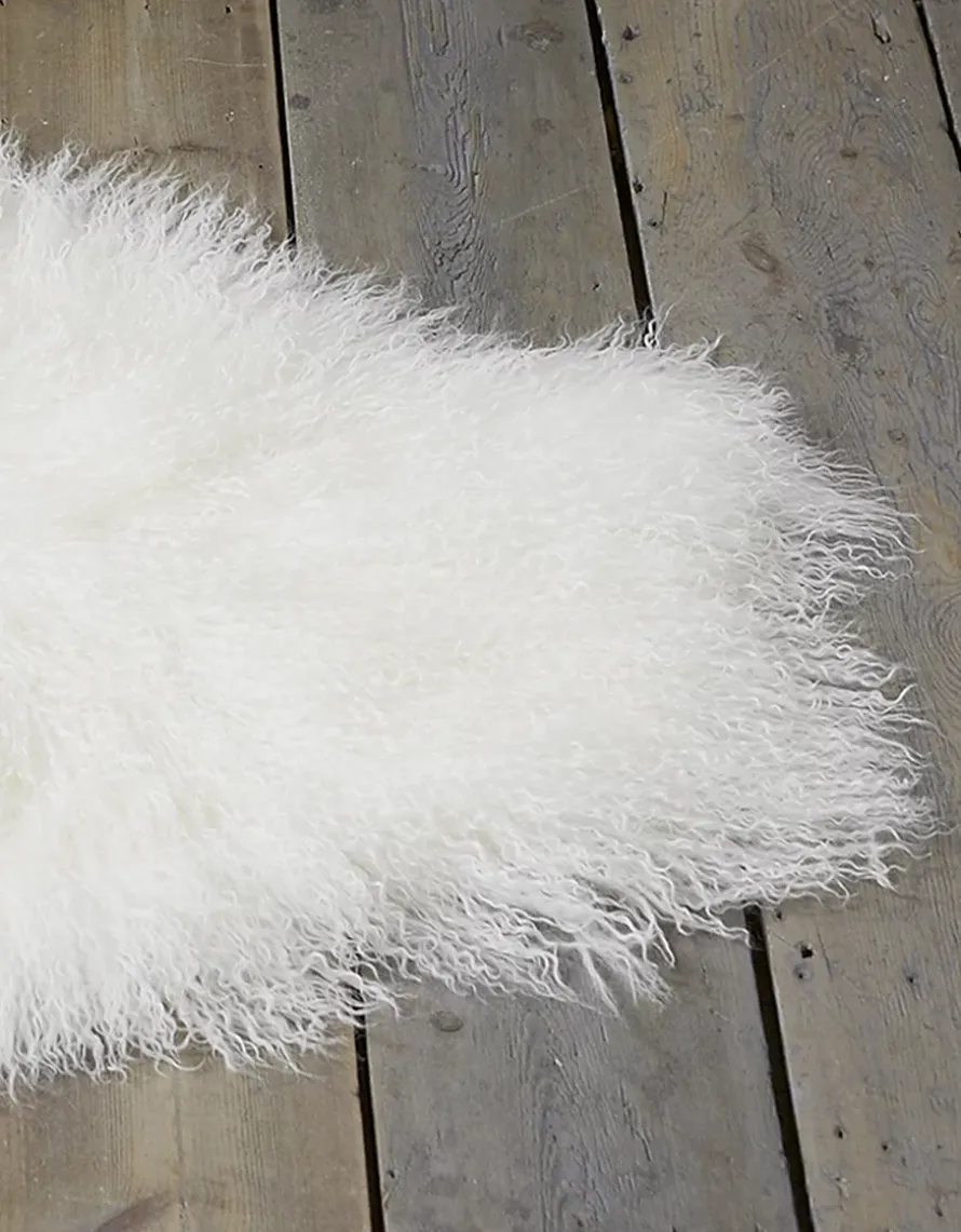 Double Tibetan Sheepskin Rug