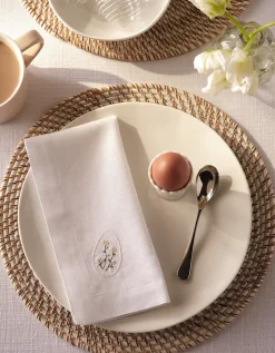 Easter Egg Embroidered Napkins