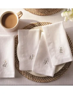 Easter Egg Embroidered Napkins