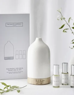 Electronic Diffuser & Set of 3 Signature Fragrance Oils Set