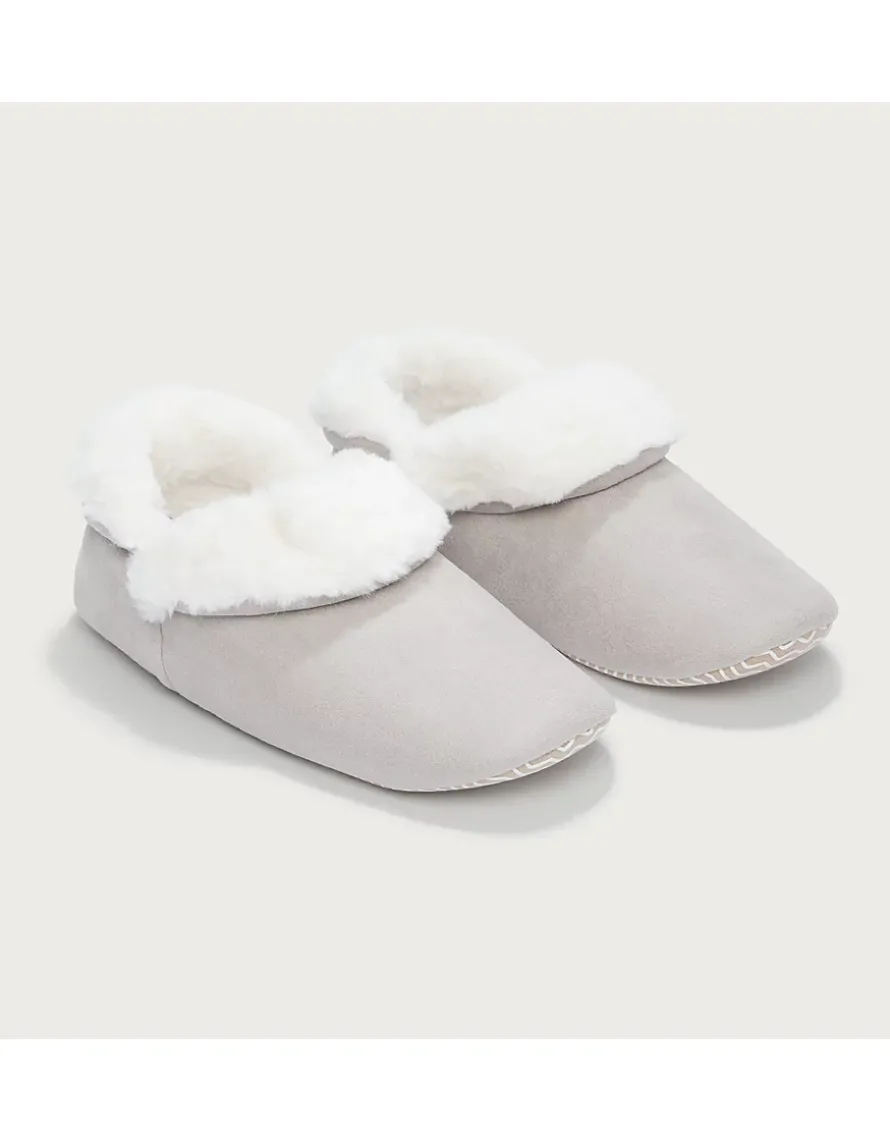 Faux Suede Cosy Boot Slippers