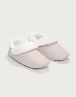 Faux Suede Cosy Boot Slippers