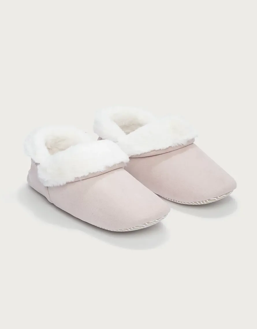 Faux Suede Cosy Boot Slippers
