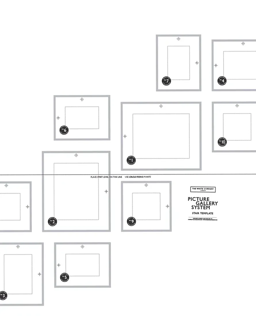 Fine Black Large Picture Gallery Wall – 10 Frames