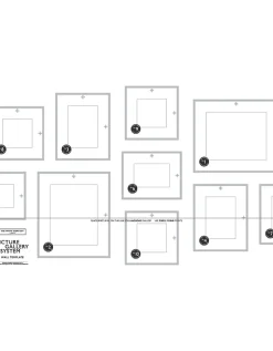 Fine Black Large Picture Gallery Wall – 10 Frames