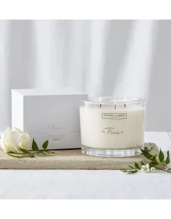 Flowers Large Candle