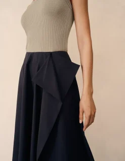 Full Circle Draped Skirt