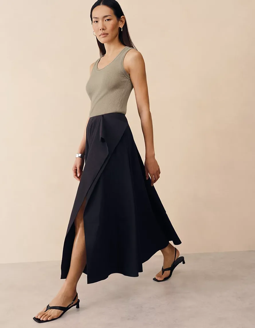 Full Circle Draped Skirt