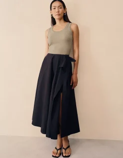 Full Circle Draped Skirt