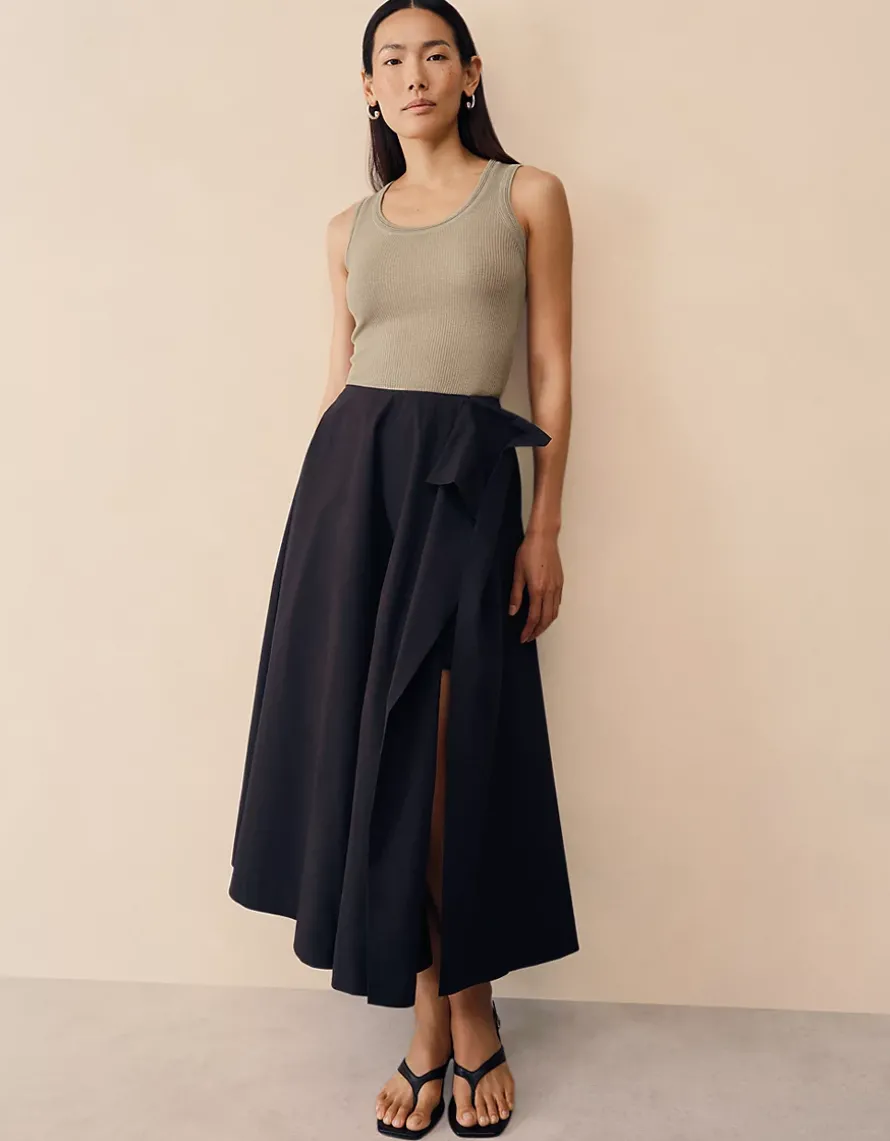 Full Circle Draped Skirt