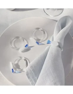 Glass Fish Napkin Rings – Set of 4