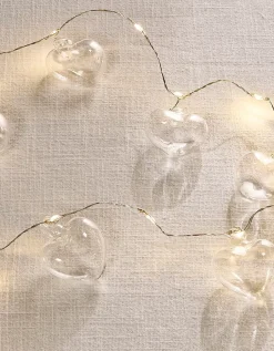 Glass Heart Fairy Lights – 24 Bulbs
