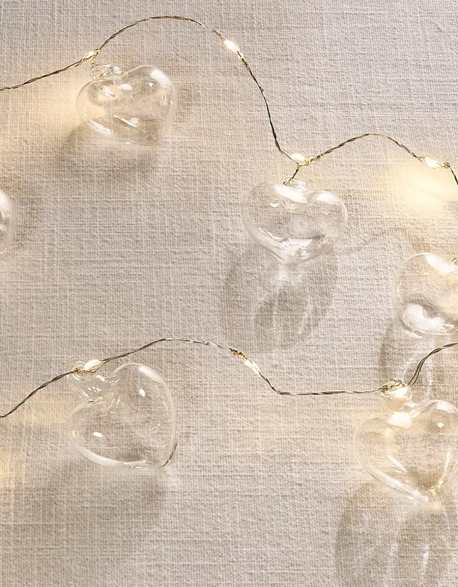 Glass Heart Fairy Lights – 24 Bulbs