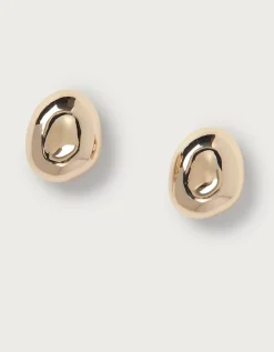 Gold Dome Earrings