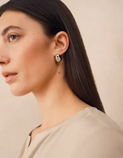 Gold Dome Earrings