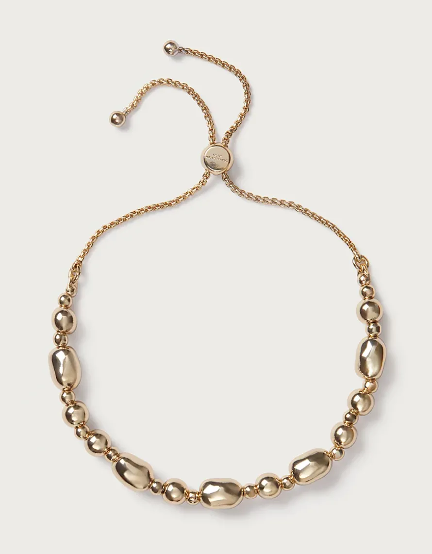 Gold Droplet Friendship Bracelet