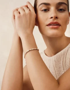 Gold Plated Delicate Beaded Bracelet