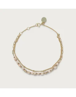 Gold Plated Delicate Beaded Bracelet