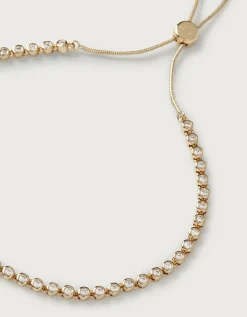 Gold Plated Set Stone Friendship Bracelet