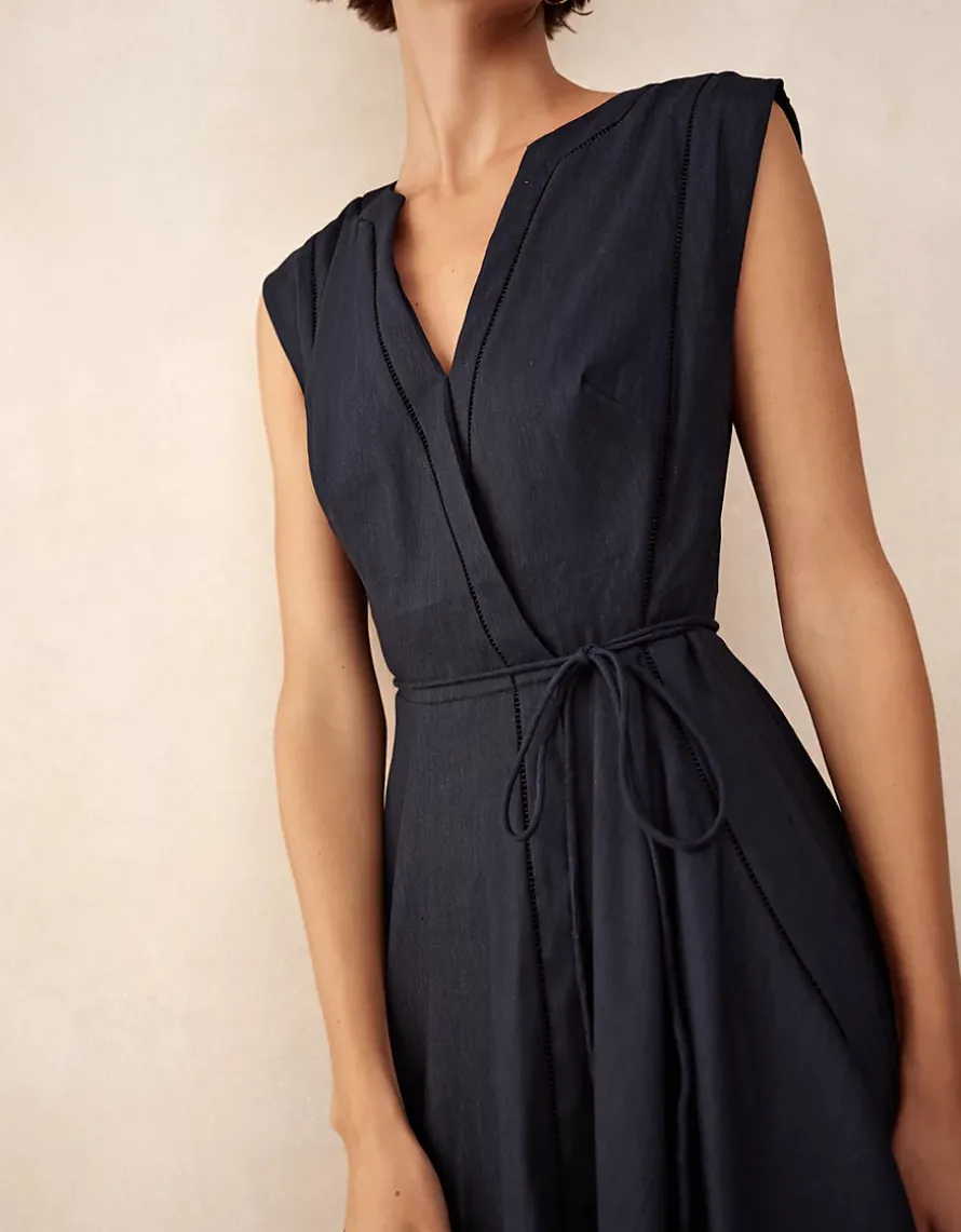 Handkerchief Hem Dress with Ladder Detail