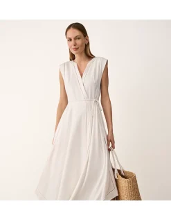 Handkerchief Hem Dress with Ladder Detail