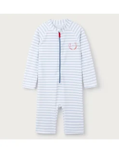 Happy Crab Stripe Surfsuit (0–4yrs)