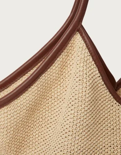 Hereu Calella Raffia Tote Bag