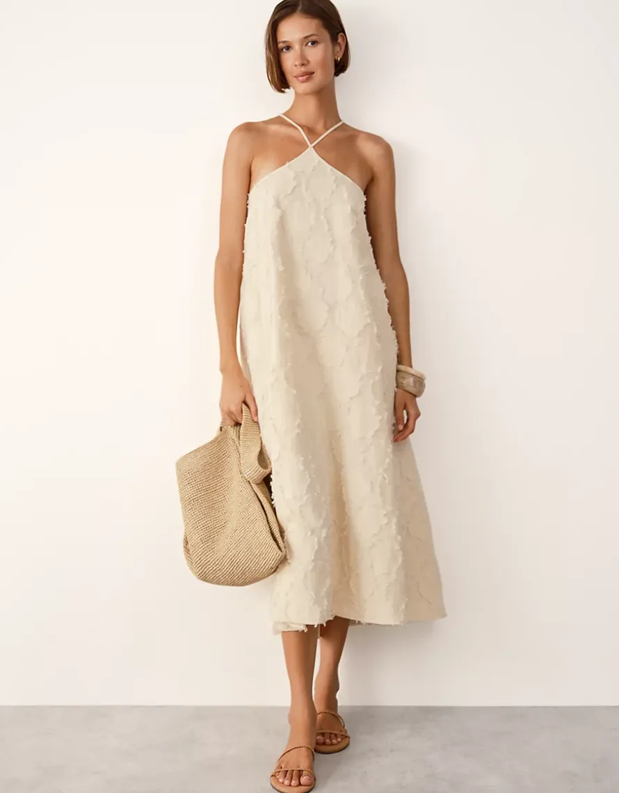 Jacquard Trapeze Dress