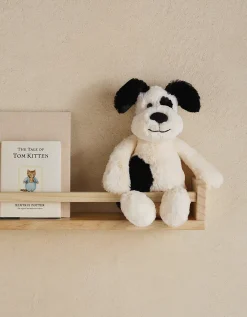 Jellycat Bashful Black & Cream Puppy – Medium